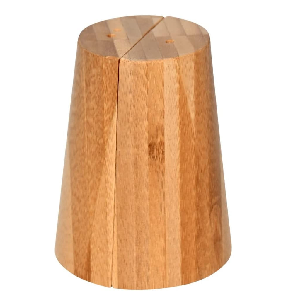 Saleiro e Pimenteiro de Bambu com design moderno