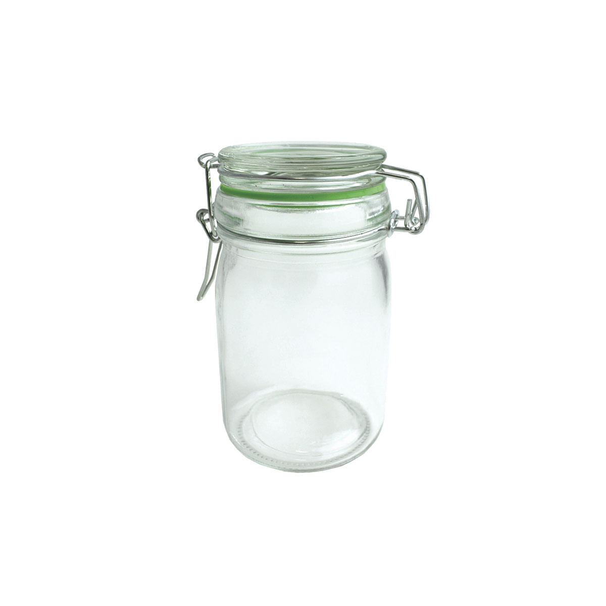 Pote Hermetico vidro com trava - 250 ML