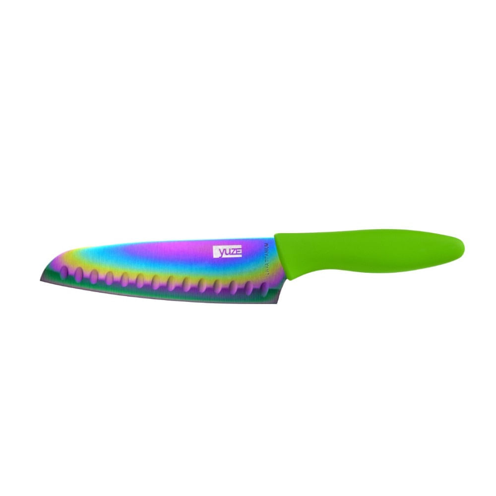 Faca de Titanium modelo Santoku 7" - LT002
