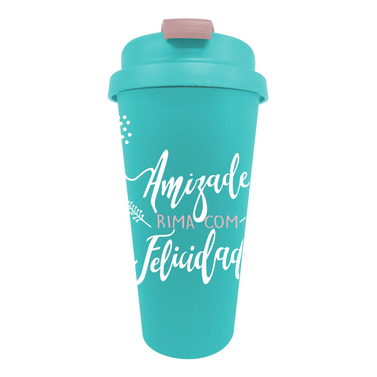 Copo Termico 500 ML Cerigrafado - Amizade Rima com
