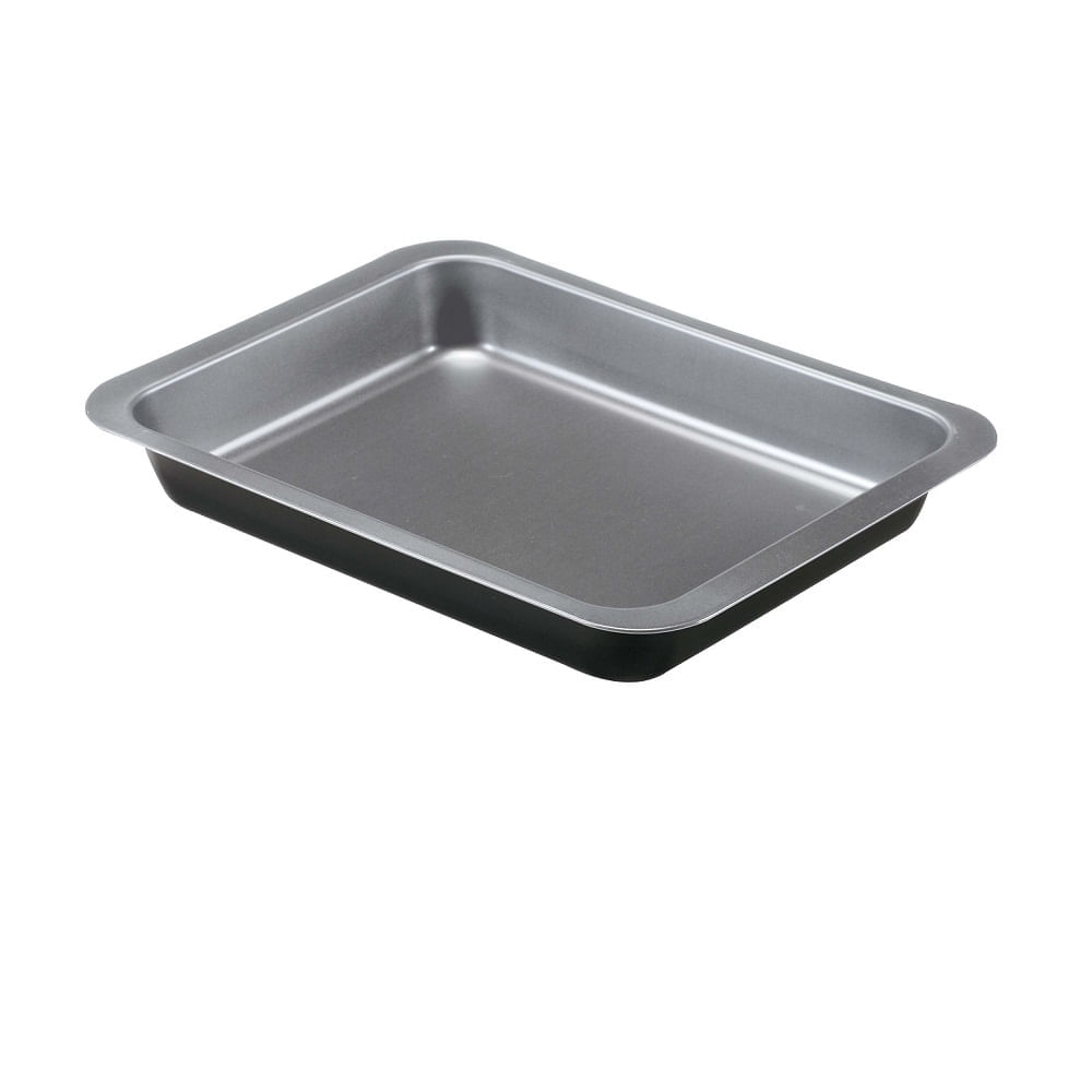 Assadeira retangular 32  x 24 multiuso de aço - Italiana