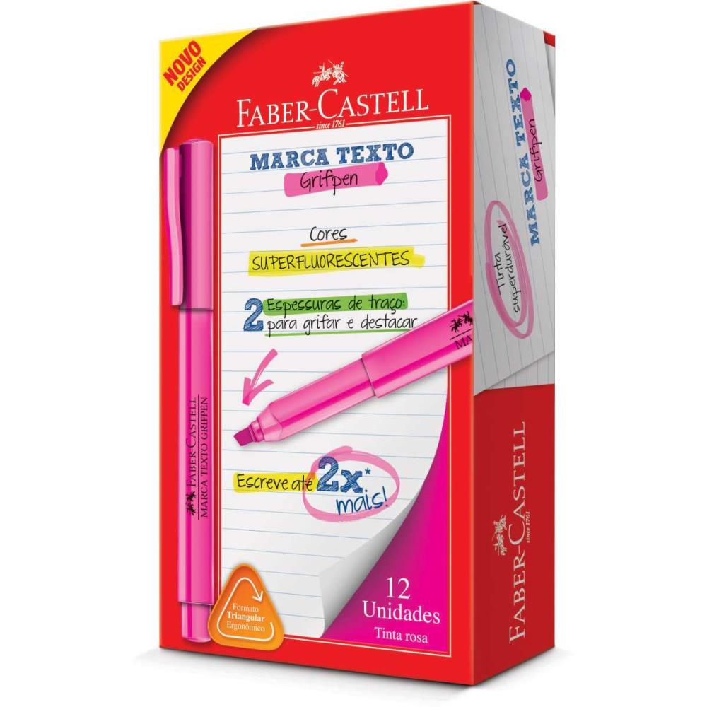Caneta Marca Texto Grifpen Rosa