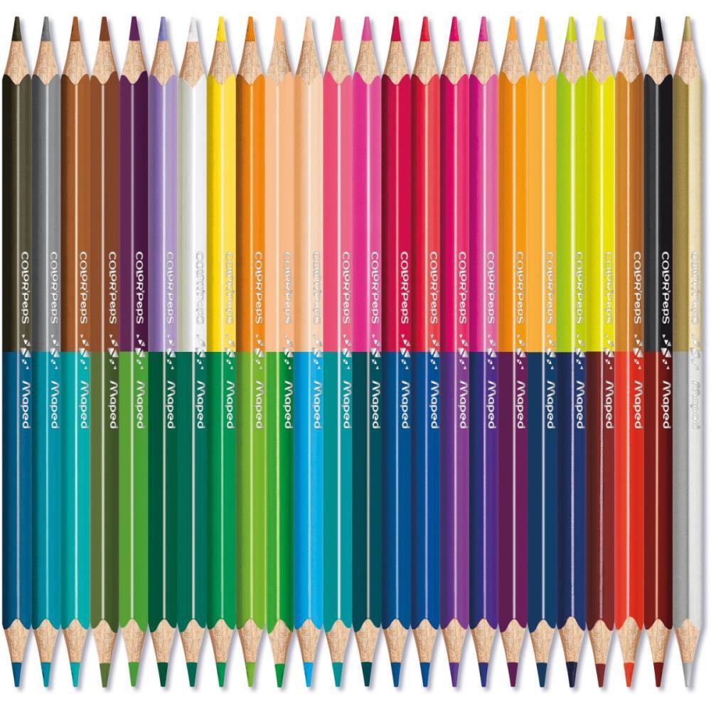 Lapis de COR Triangular Color PEPS Duo 24LAPIS 48CORES
