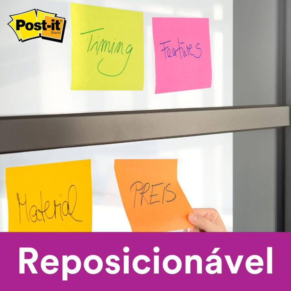 Bloco de Recado POST-IT Cascata Misto