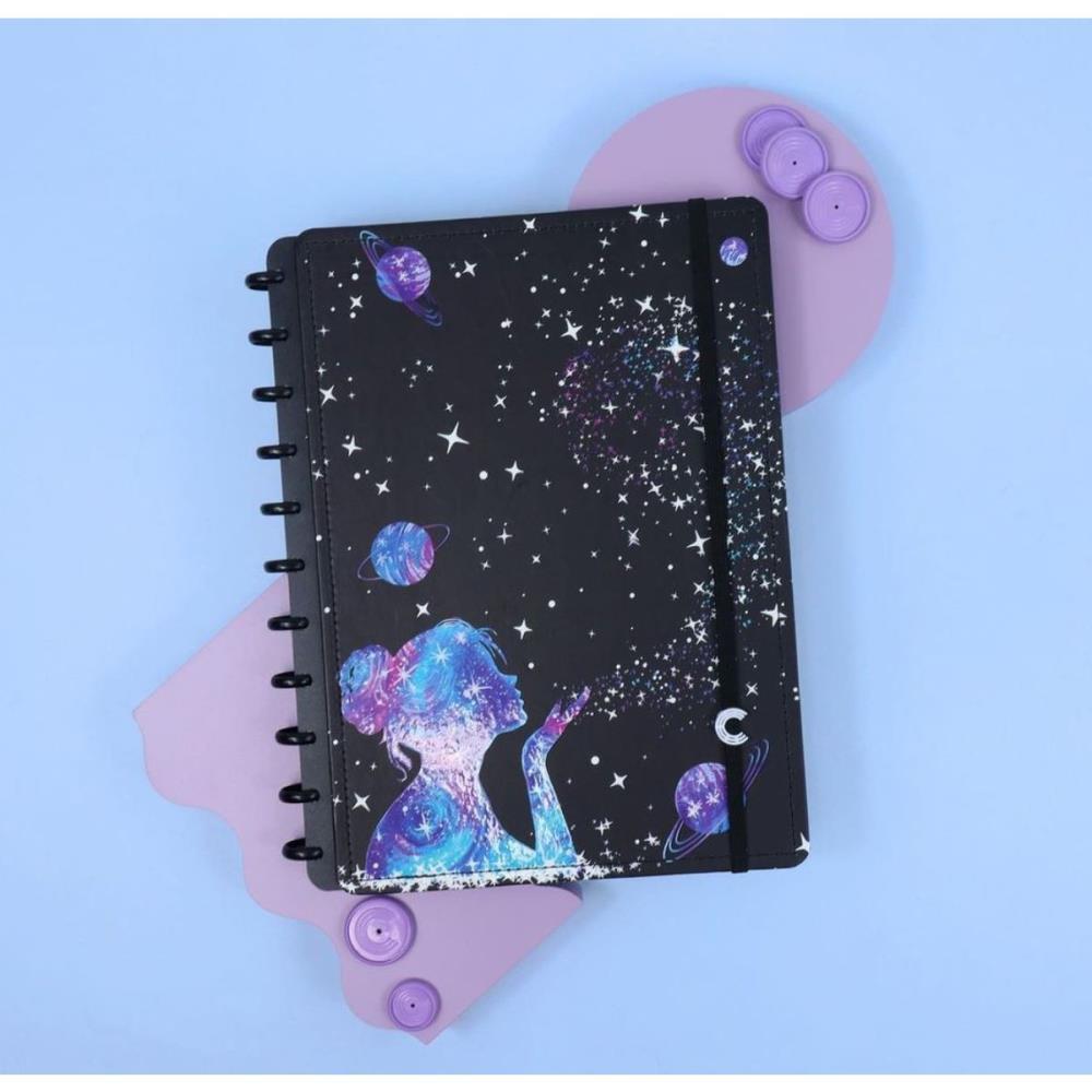 Caderno Inteligente Medio Poeira das Estrelas 80FL