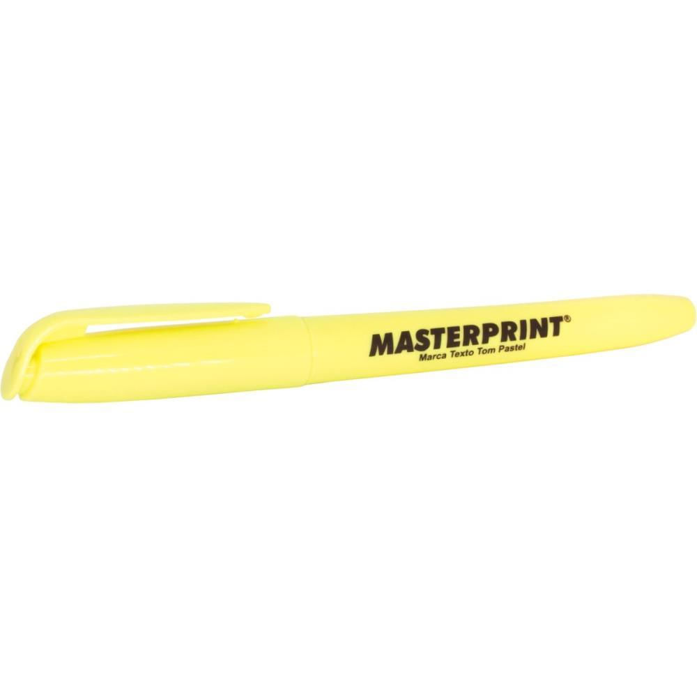 Caneta Marca Texto MP 612 Pastel Amarela