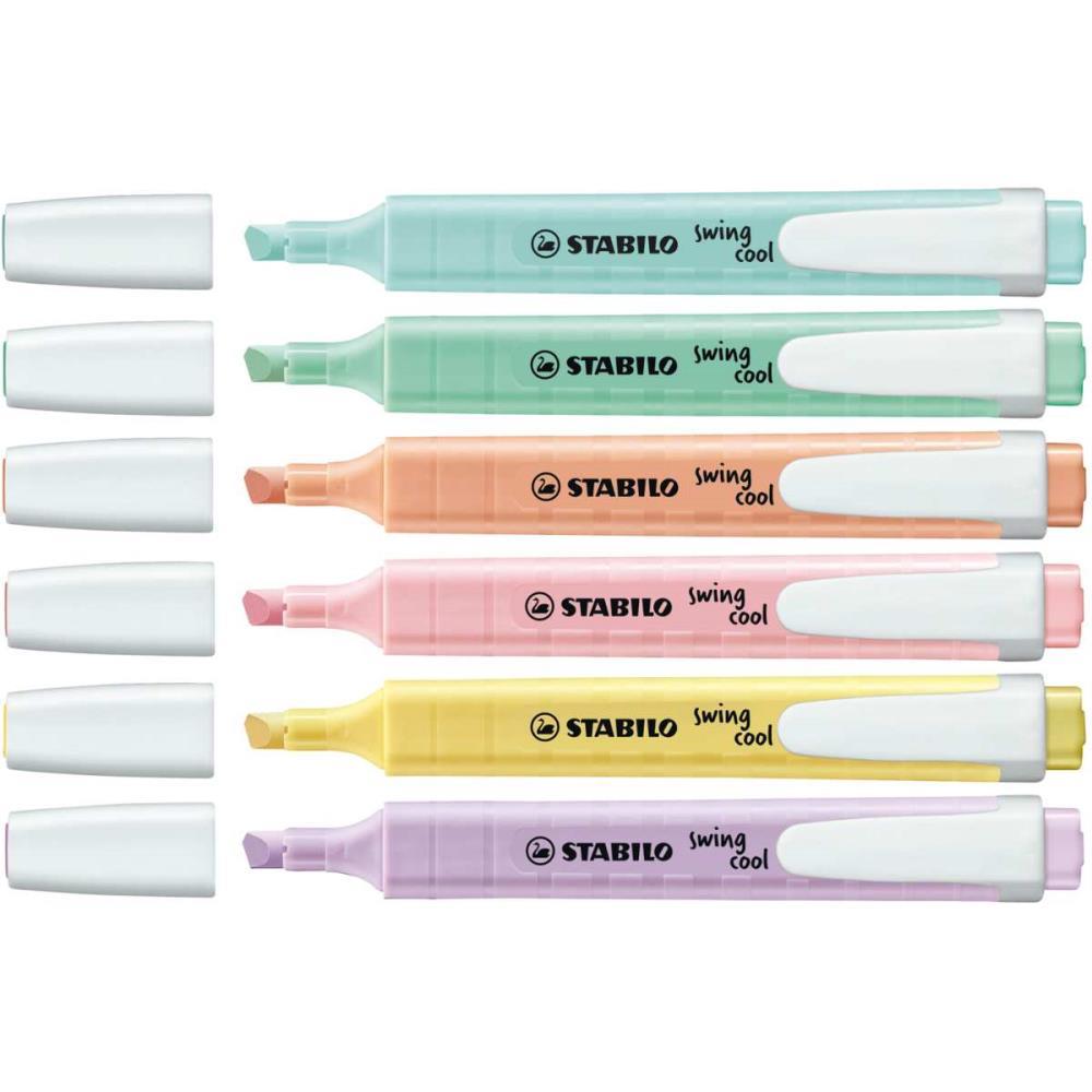 Caneta Marca Texto Stabilo SWING Cool Pastel 16CO