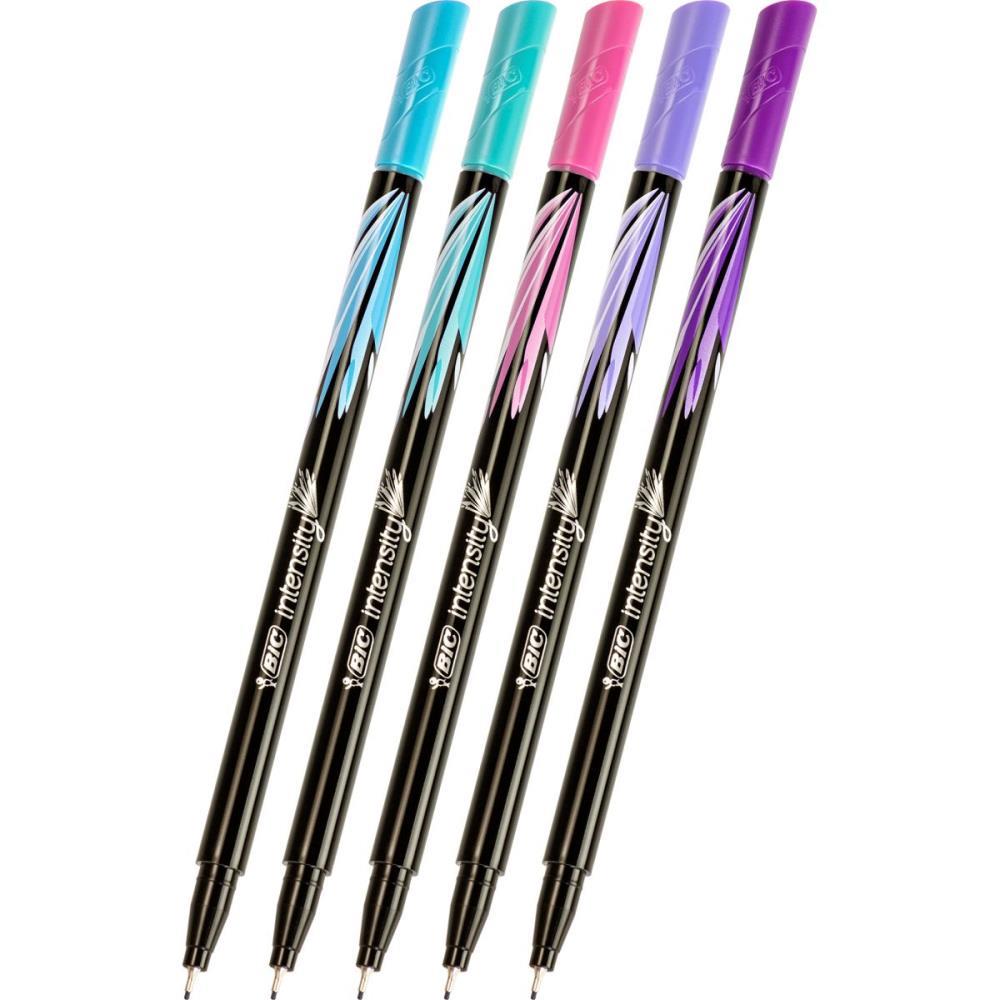 Caneta com Ponta Porosa Intensity 0.4MM Pastel 5CORES (0000000890632)