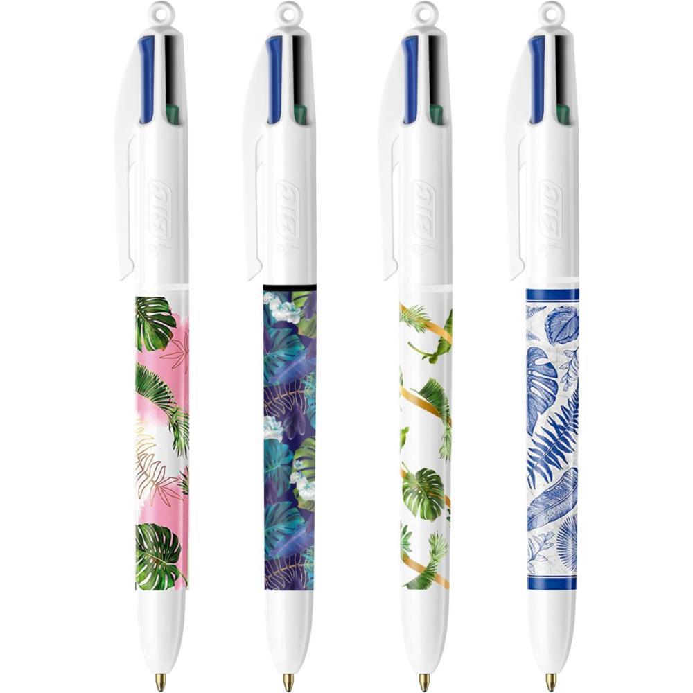 Caneta Esferografica BIC 4  Cores Flora