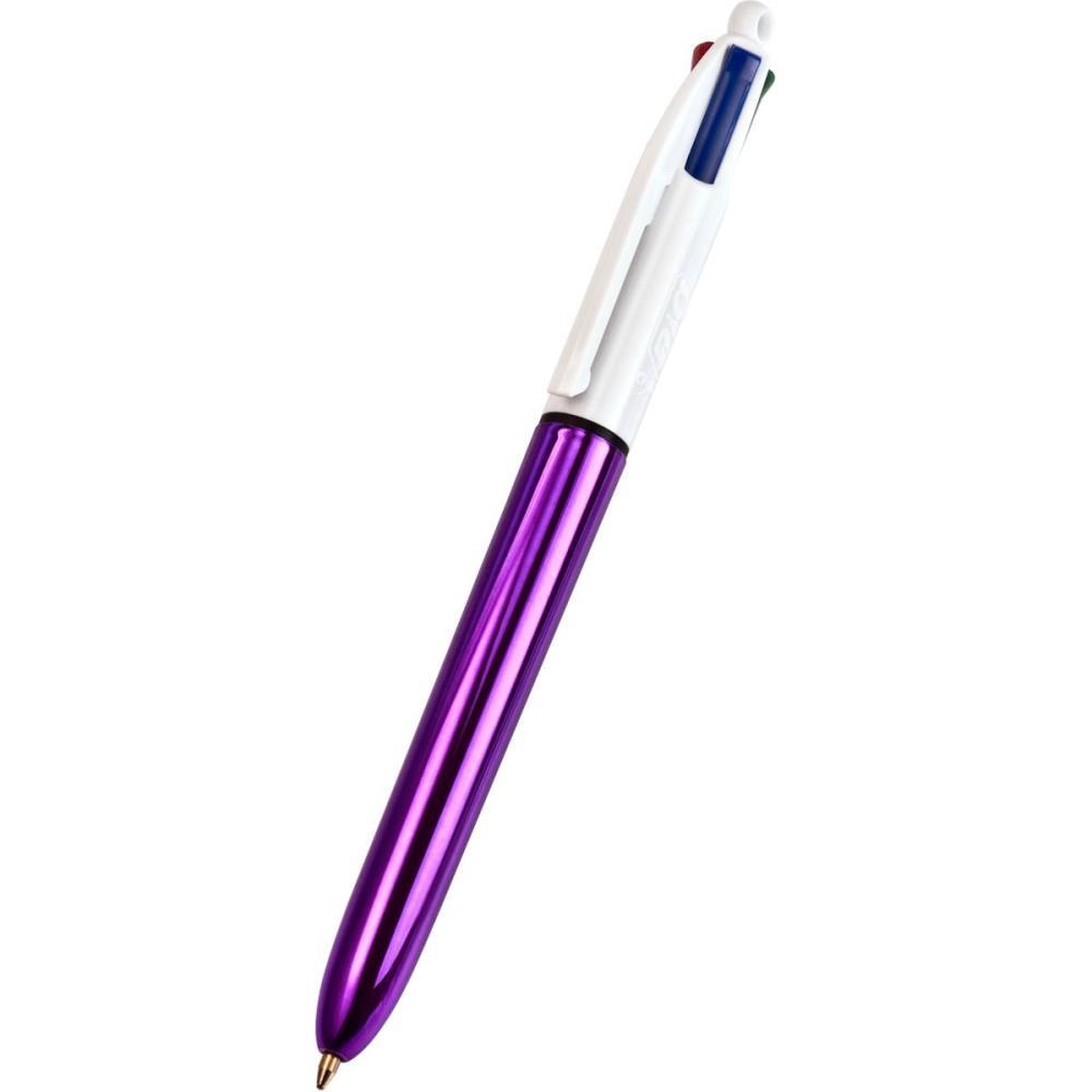 Caneta Esferografica BIC 4 Cores Metallic Corpo RX