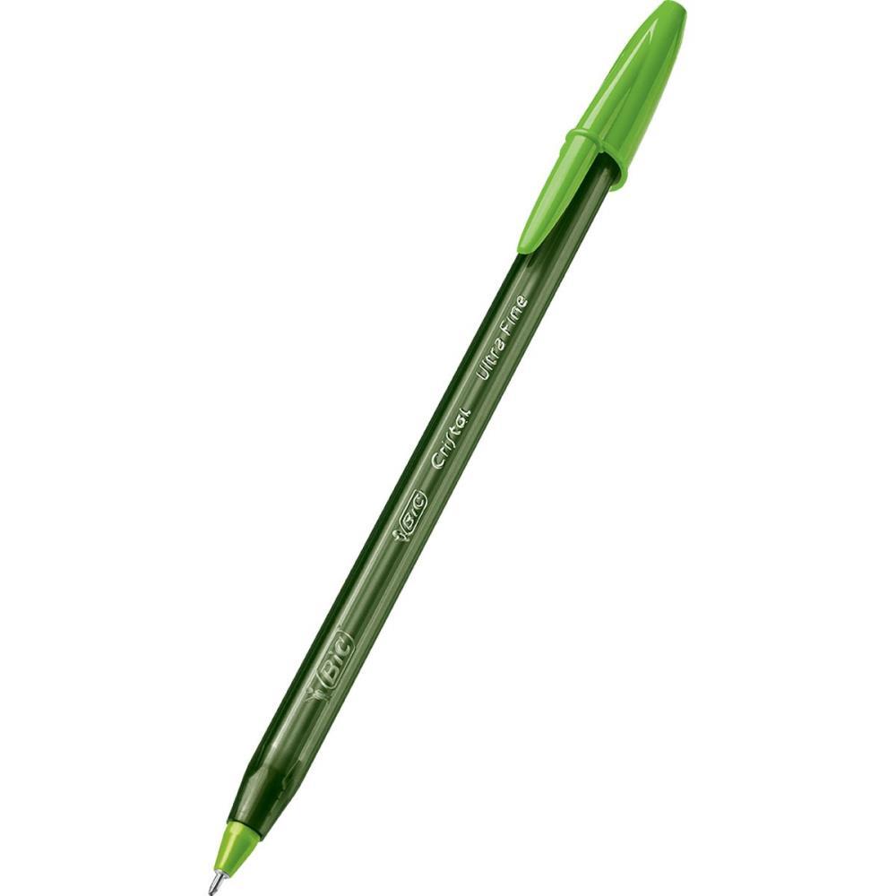 Caneta Esferografica Cristal Fashion Fine Verde