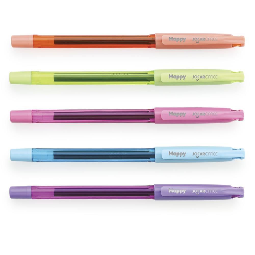 Caneta GEL HAPPY 0.7MM 5CORES