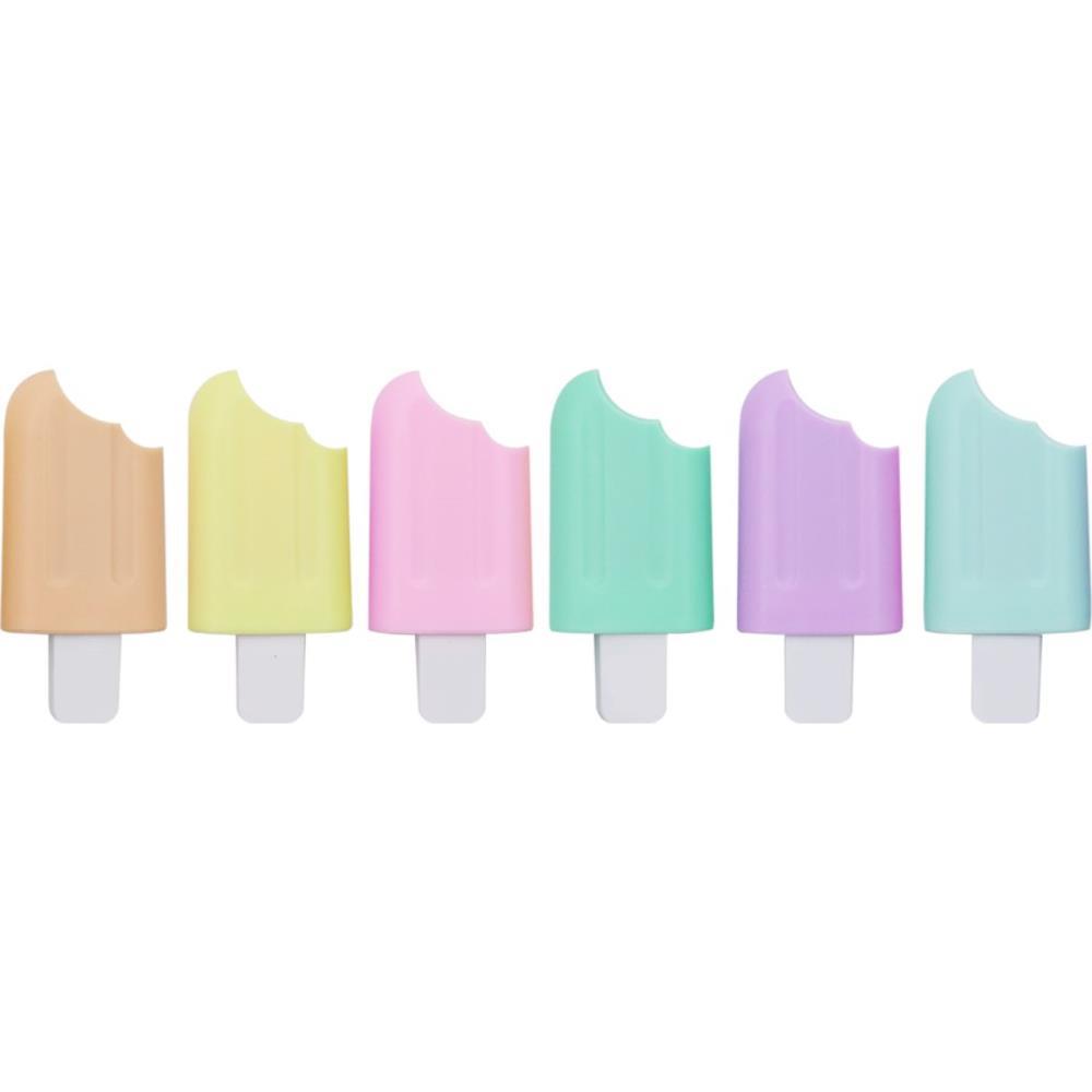 Caneta Marca Texto Jocar Office Mini Picole 6CORE