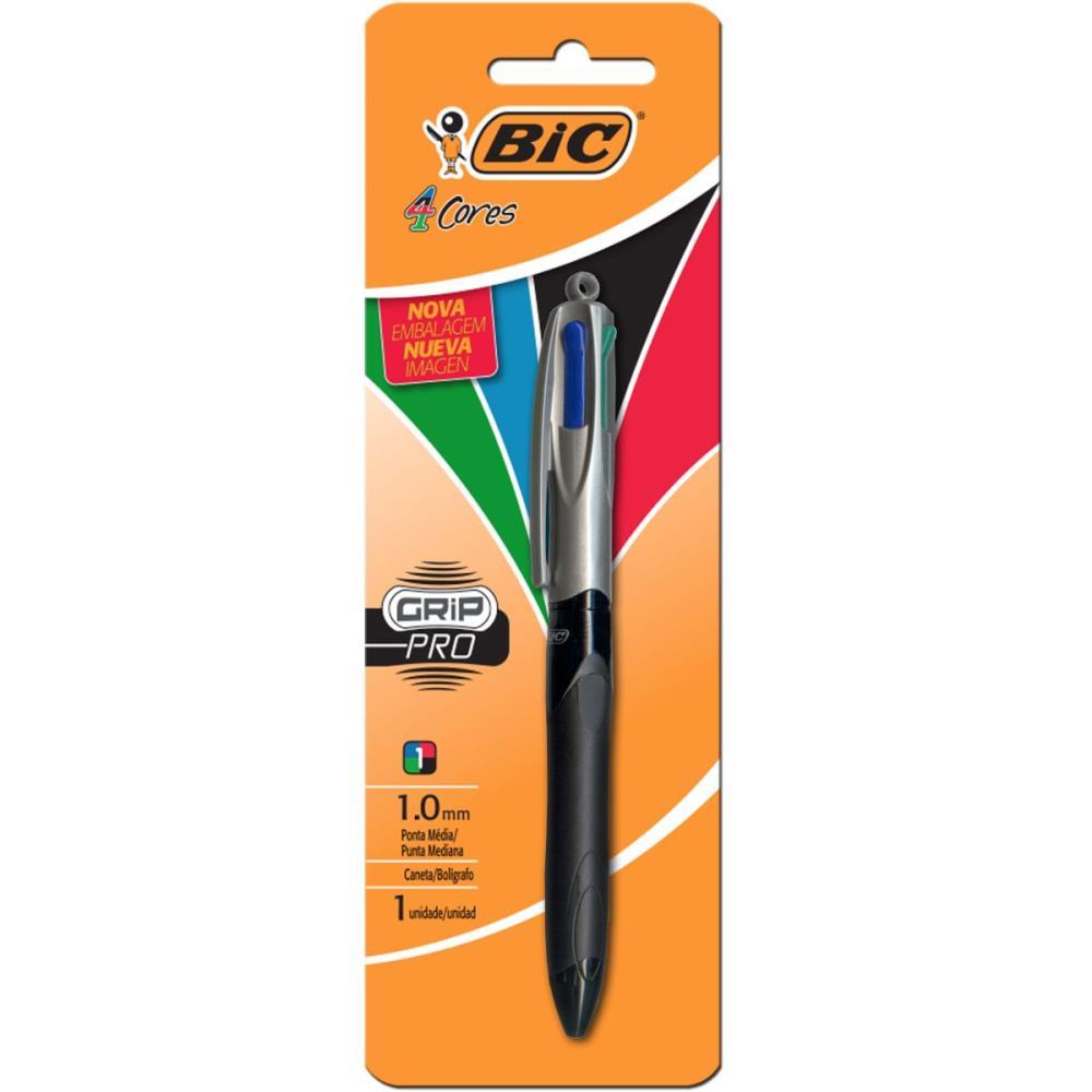 Caneta Esferografica BIC 4 Cores GRIP PRO