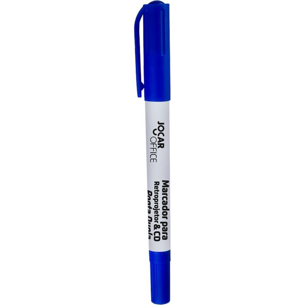 Caneta para CD 2.0MM Jocar Duplo 2MM/0,4MM Azul