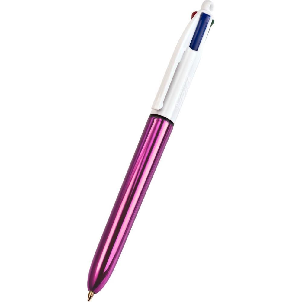 Caneta Esferografica BIC 4 Cores Metallic Corpo RS