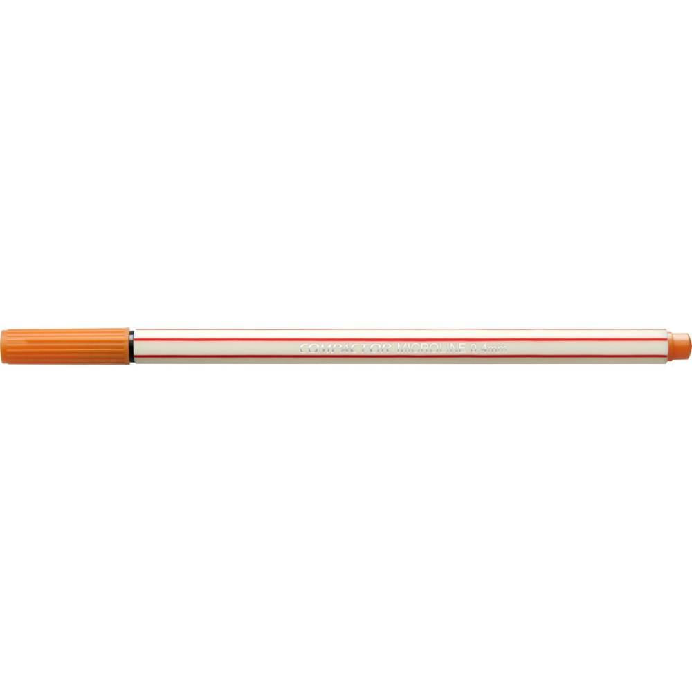 Caneta com Ponta Porosa Microline 0,4MM Laranja