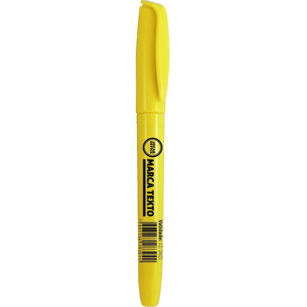 Caneta Marca Texto Jocar Amarelo SLIM