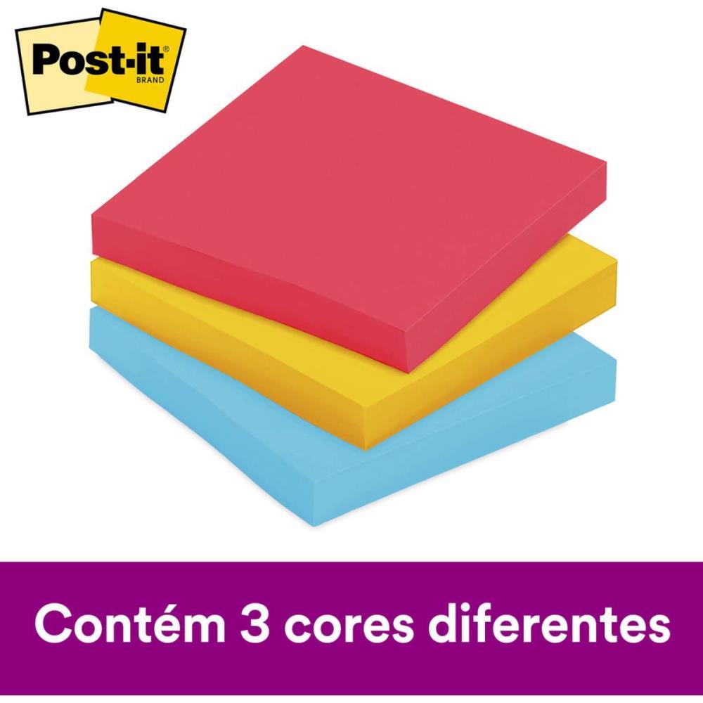 Bloco de Recado POST-IT Colecao ANOS 1990 76X76MM