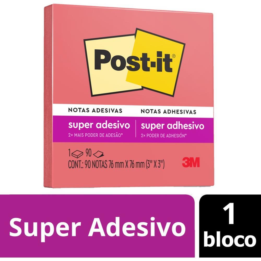 Bloco de Recado POST-IT 76X76MM POPPY 90FLS.