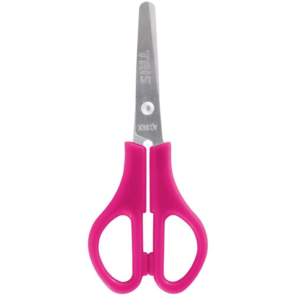Tesoura Escolar TRIS LEFTY P/CANHOTO 13CM.