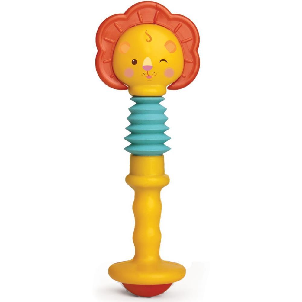 Brinquedo para Bebe Leao Chocalho Esticadinho