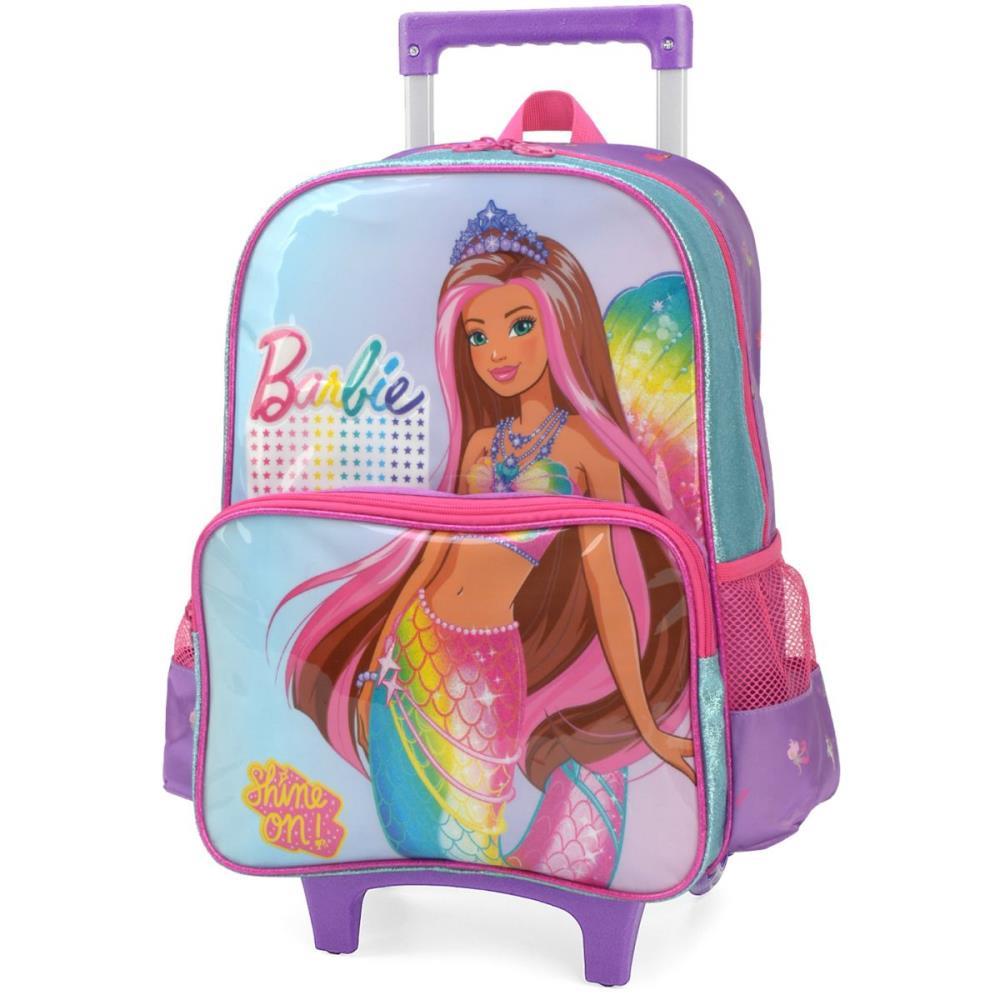 Mochila Infantil com Rodinha Barbie GD VL