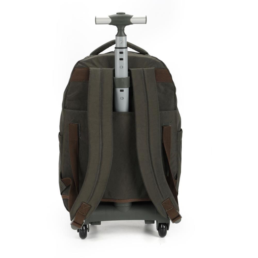 Mochila com Rodinha UP4YOU Crinkle G Cinza