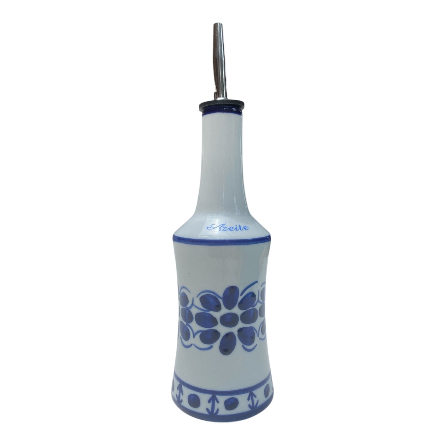 Galheteiro Pintado a mao  dosador Monte Sião 250 ml - AZEITE